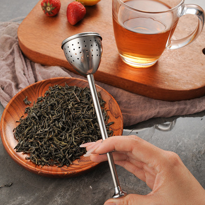 Infusor de Te en Hebras de Acero Tipo Prensa Diseño Campana